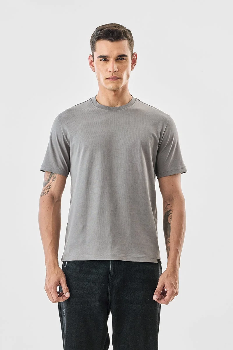 سنيتش تيشيرت قطن % بقصة عادية من كور لاب